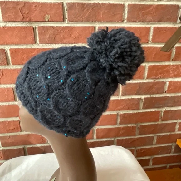 •Grevi Firenze Alpaca Beanie Pompom Cable Hat O/S Made in Italy - Picture 4 of 11